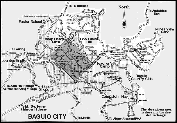Baguio Maps | Road & Area Maps of Baguio City | Go Baguio!