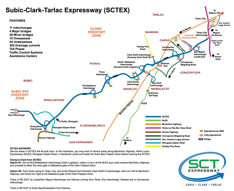 Map of SCTEX